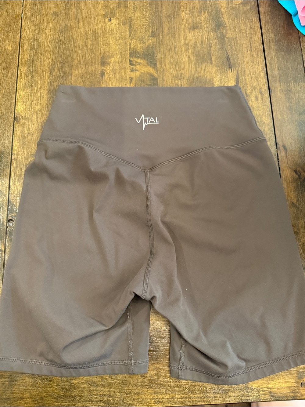 High-Rise Brown Bike Shorts for Women